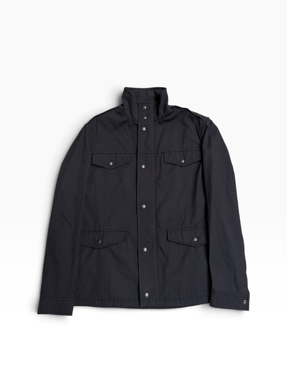 Prada Black Military Field Jacket